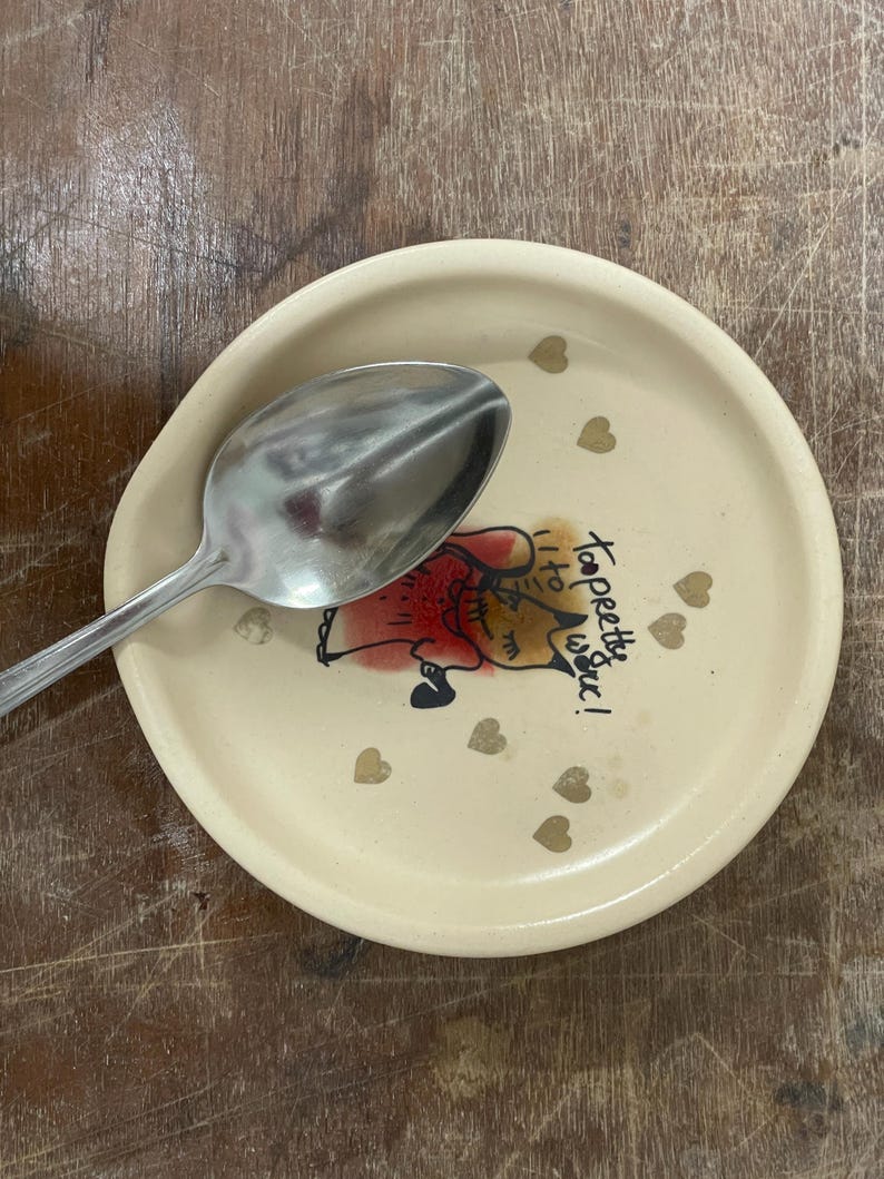Fox, gift for sister, college Spoon Rest, Spoon Holder, spoon plate, soap holder, funny