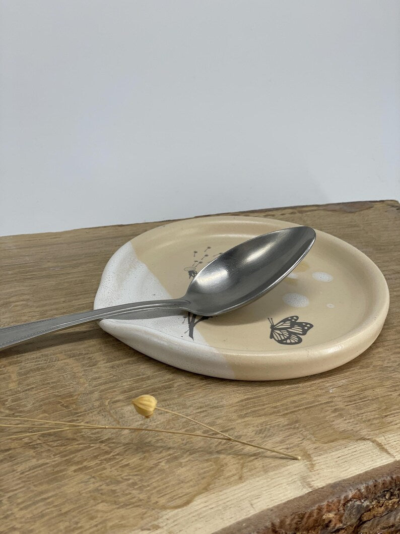 Spoon Rest, Spoon Holder, spoon plate, soap holder, dandelions