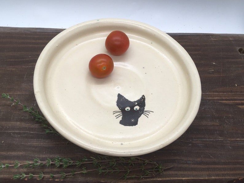 Cat ceramic, Cat pottery, Butter dish, Butter keeper, ceramic butter dish, cats