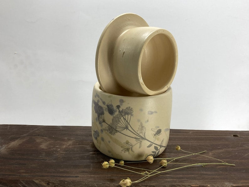 Franzsische butterdose, France butter keeper, france butter crock, French Butter Dish