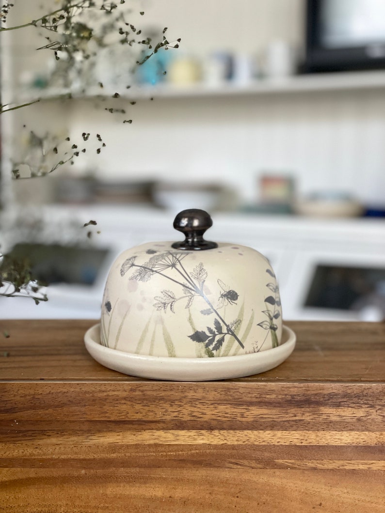 Butter dish, Butter keeper, pottery butter dish, modern butter dish, pottery butter keeper