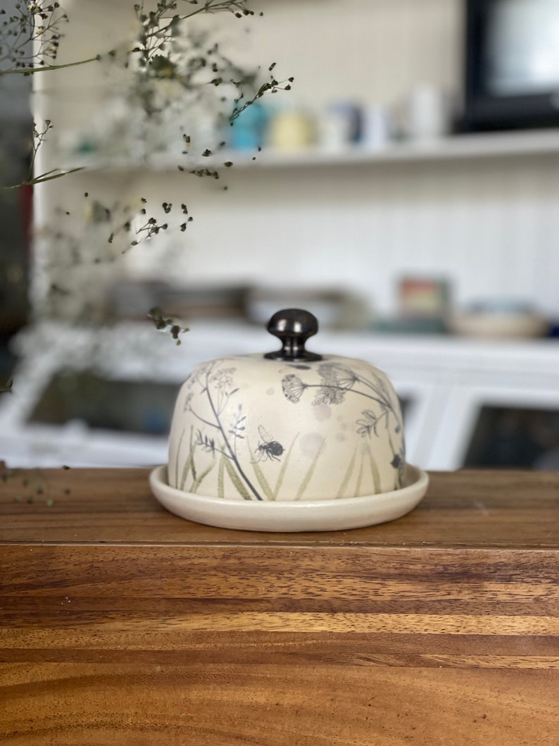Butter dish, Butter keeper, pottery butter dish, modern butter dish, pottery butter keeper