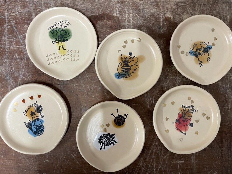 Chef, let’s cook, Spoon Rest, Spoon Holder, spoon plate, soap holder, funny, fisherman