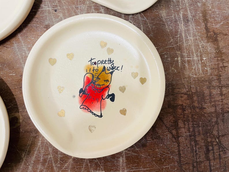 Fox, gift for sister, college Spoon Rest, Spoon Holder, spoon plate, soap holder, funny