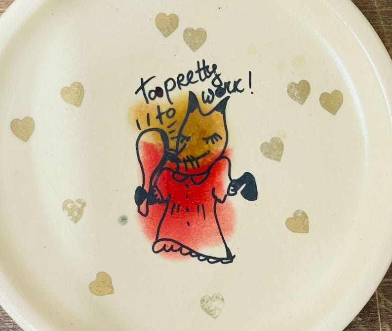 Fox, gift for sister, college Spoon Rest, Spoon Holder, spoon plate, soap holder, funny