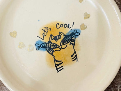 Chef, let’s cook, Spoon Rest, Spoon Holder, spoon plate, soap holder, funny, fisherman