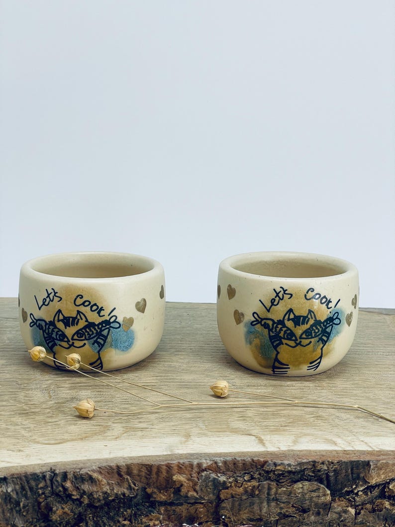 Ceremonial cocoa mugs, cat lovers, chef, cook, cooking, fish