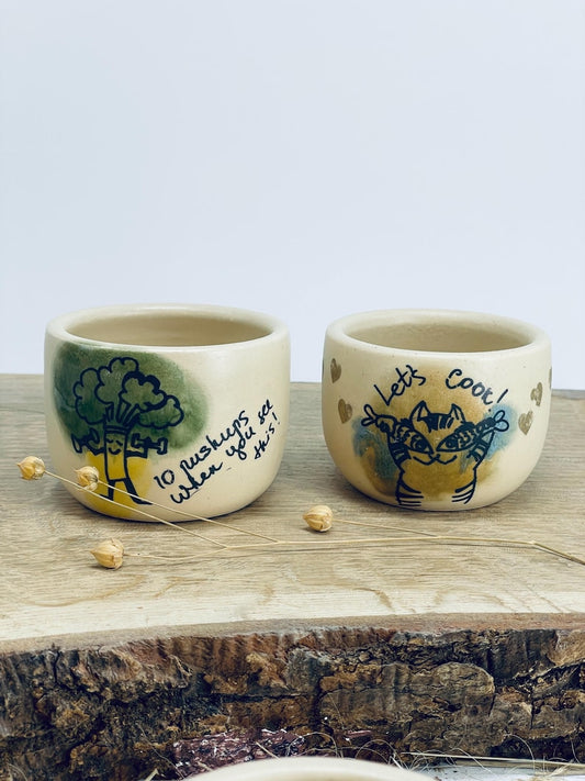 Cocoa ceremony, Funny tumbler, gym, fitness, sports, broccoli, cat, cook