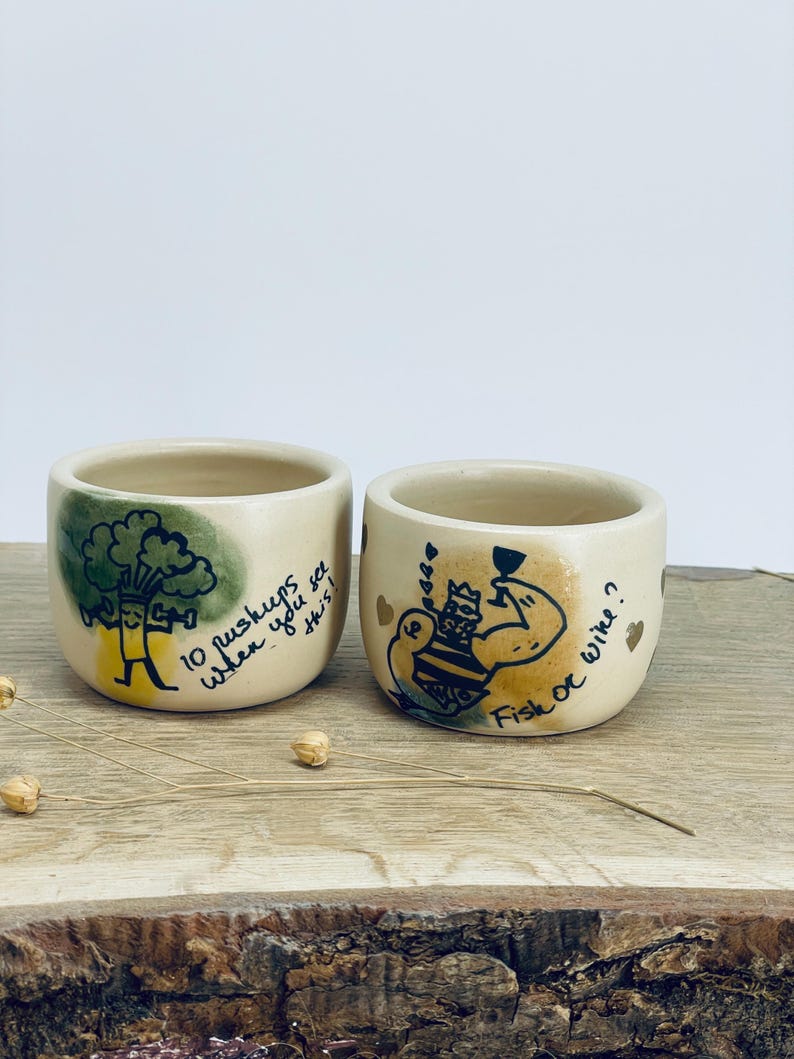Ceremonial cocoa tumbler, gym, fitness, sports, broccoli, wine lovers