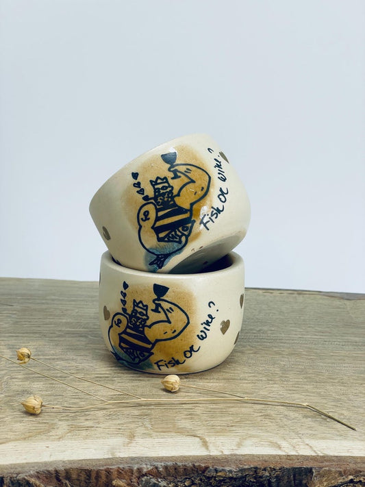 Ceremonial cocoa mugs, Funny tumbler, wine lovers, fisherman, fish