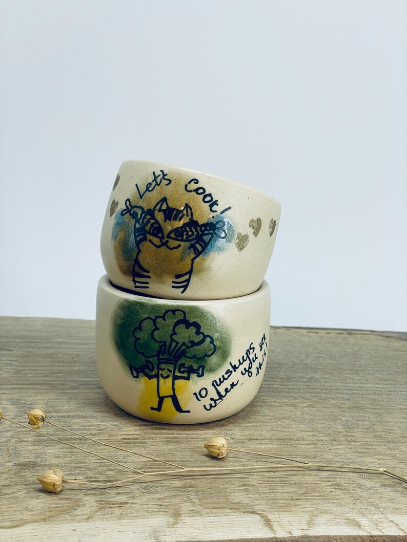 Cocoa ceremony, Funny tumbler, gym, fitness, sports, broccoli, cat, cook