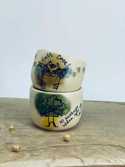 Cocoa ceremony, Funny tumbler, gym, fitness, sports, broccoli, cat, cook