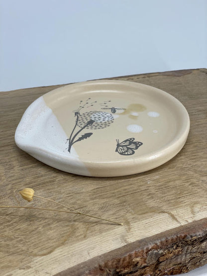 Spoon Rest, Spoon Holder, spoon plate, soap holder, dandelions