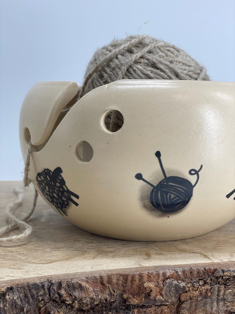 Black sheep Yarn Bowl, Yarn bowl, funny yarn bowl, knitting lovers