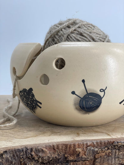 Black sheep Yarn Bowl, Yarn bowl, funny yarn bowl, knitting lovers