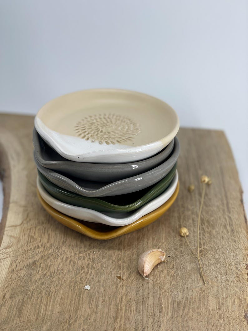 Garlic grater, Spoon Rest, Spoon Holder, spoon plate,