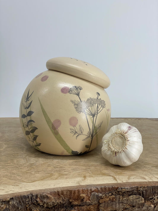 Garlic pot, salt pot, pottery pot, sugar pot