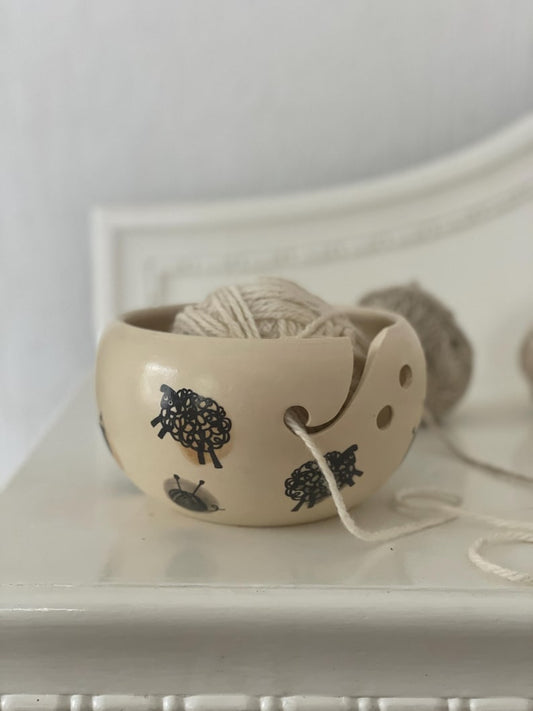 Black sheep Yarn Bowl, Yarn bowl, funny yarn bowl, knitting lovers