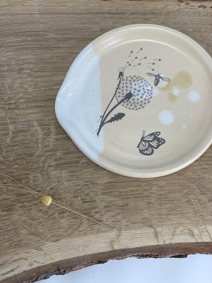 Spoon Rest, Spoon Holder, spoon plate, soap holder, dandelions