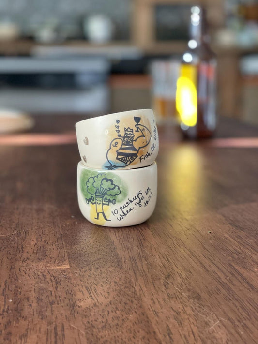 Ceremonial cocoa tumbler, gym, fitness, sports, broccoli, wine lovers