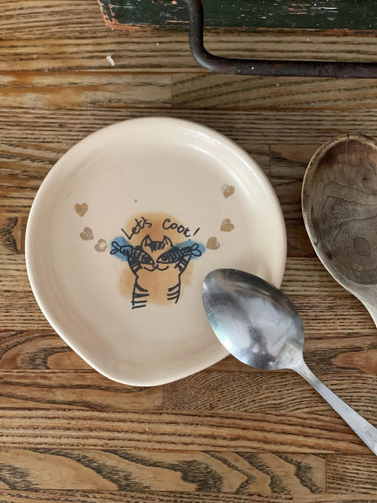 Chef, let’s cook, Spoon Rest, Spoon Holder, spoon plate, soap holder, funny, fisherman